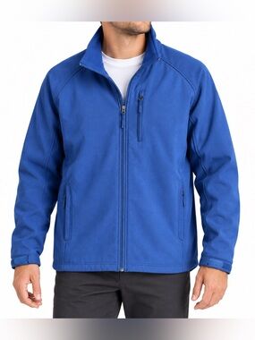 Men’s Cobalt Blue Y2K Technical Softshell Gorpcore Jacket XL